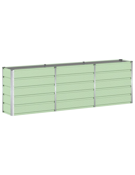 Fioriera Verde 160 x 40 x 75 cm Acciaio