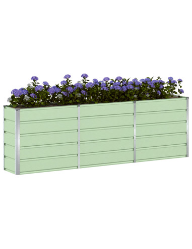 Fioriera Verde 160 x 40 x 75 cm Acciaio