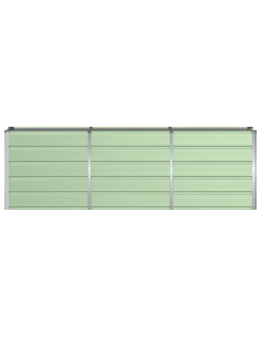 Fioriera Verde 160 x 40 x 75 cm Acciaio