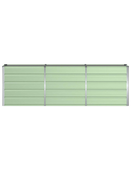 Fioriera Verde 160 x 40 x 75 cm Acciaio