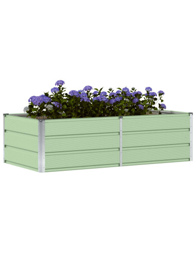 Fioriera Verde 160 x 80 x 45 cm Acciaio