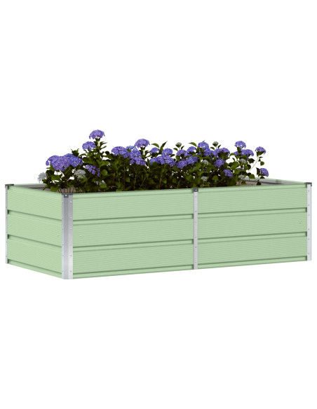 Fioriera Verde 160 x 80 x 45 cm Acciaio