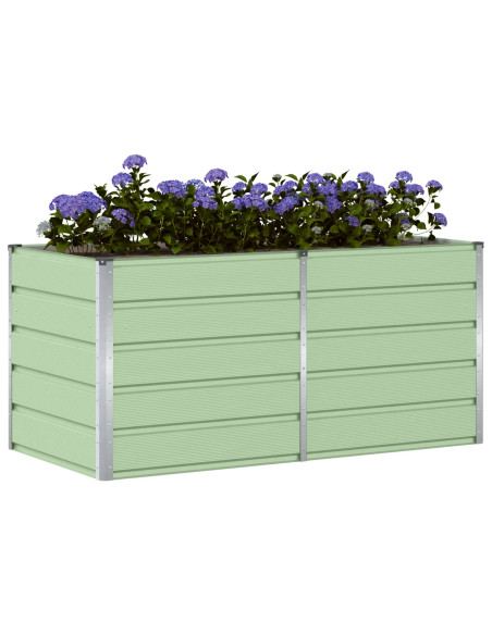 Fioriera Verde 160 x 80 x 75 cm Acciaio