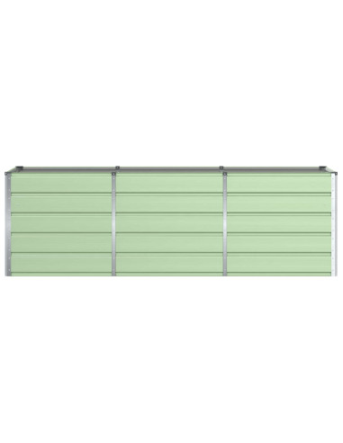 Fioriera Verde 240 x 80 x 75 cm Acciaio