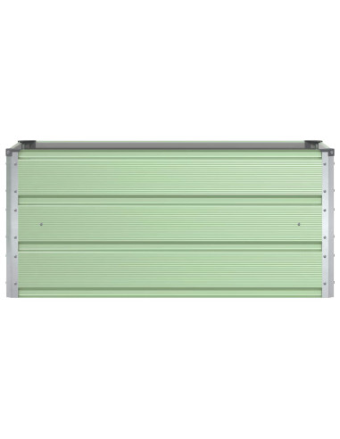 Fioriera Verde Pastello 100 x 50 x 45 cm Acciaio zincato