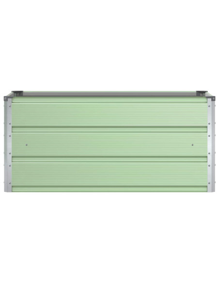 Fioriera Verde Pastello 100 x 50 x 45 cm Acciaio zincato