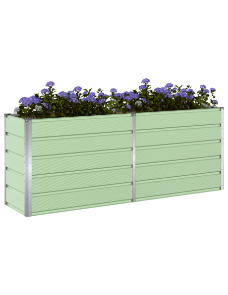 Fioriera Verde Pastello 480 x 50 x 45 cm Acciaio zincato