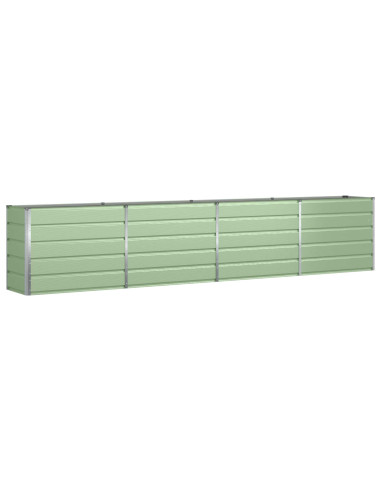 Fioriera Verde Pastello 480 x 50 x 45 cm Acciaio zincato