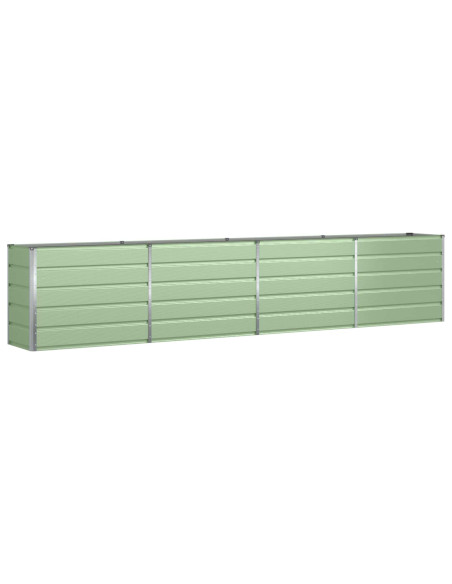 Fioriera Verde Pastello 480 x 50 x 45 cm Acciaio zincato