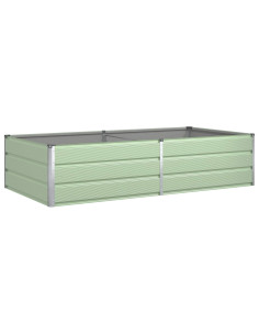 Fioriera Verde Pastello 195 x 100 x 45 cm Acciaio zincato 2