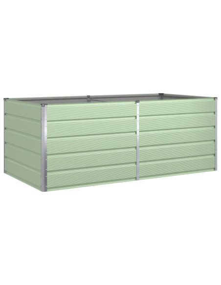 Fioriera Verde Pastello 195 x 100 x 75 cm Acciaio zincato