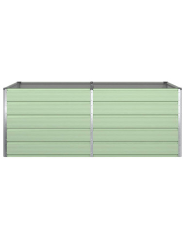 Fioriera Verde Pastello 195 x 100 x 75 cm Acciaio zincato
