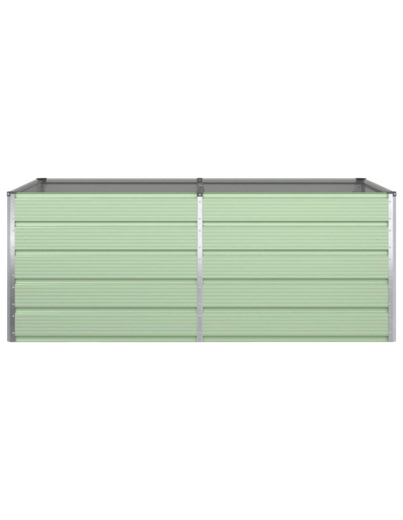Fioriera Verde Pastello 195 x 100 x 75 cm Acciaio zincato
