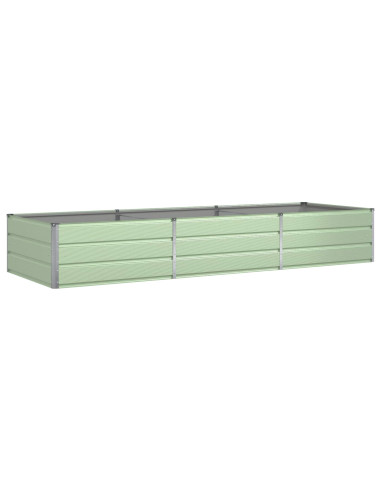 Fioriera Verde Pastello 290 x 100 x 45 cm Acciaio zincato
