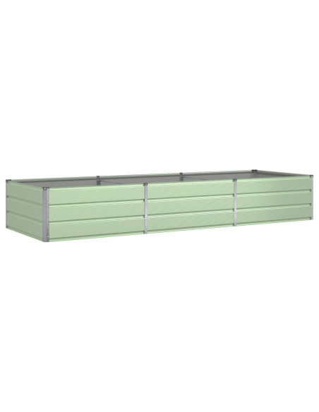 Fioriera Verde Pastello 290 x 100 x 45 cm Acciaio zincato