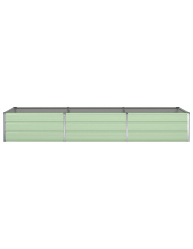 Fioriera Verde Pastello 290 x 100 x 45 cm Acciaio zincato