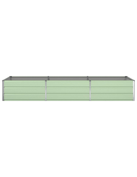Fioriera Verde Pastello 290 x 100 x 45 cm Acciaio zincato