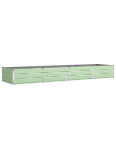 Fioriera Verde Pastello 385 x 100 x 45 cm Acciaio zincato 2