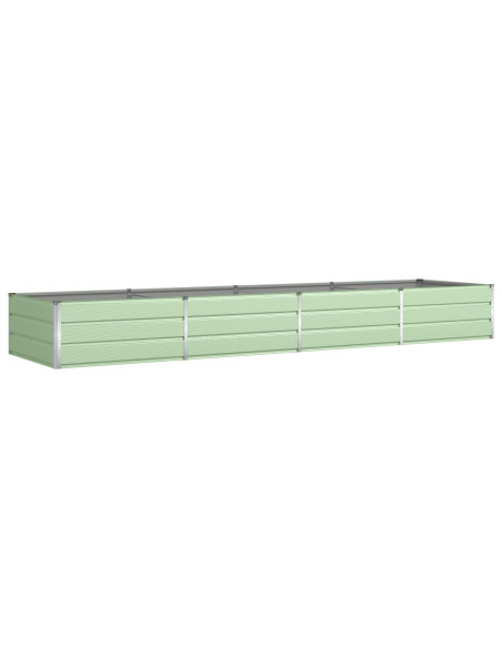 Fioriera Verde Pastello 385 x 100 x 45 cm Acciaio zincato