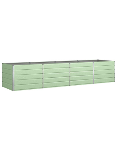 Fioriera Verde Pastello 195 x 100 x 45 cm Acciaio zincato