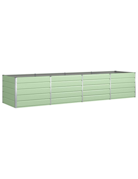 Fioriera Verde Pastello 195 x 100 x 45 cm Acciaio zincato