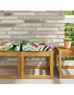 Cuscino per la seduta colorato 40 x 40 x 8 cm 100% Poliestere