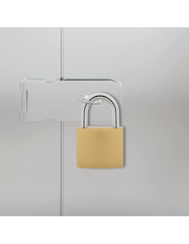 U Lock con Chiavi 2 pcs Ottone Ferro