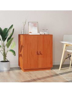 Credenza Marrone Cera 65,5 x 40 x 75 cm Legno di pino massiccio