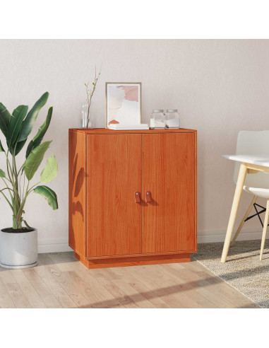 Credenza Marrone Cera 65,5 x 40 x 75 cm Legno di pino massiccio