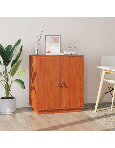 Credenza Marrone Cera 65,5 x 40 x 75 cm Legno di pino massiccio