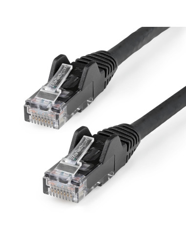 StarTech.com N6LPATCH1MBK cavo di rete Nero 1 m Cat6 U/UTP (UTP)