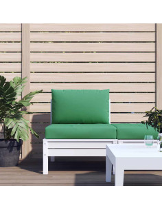 Cuscini per Pallet 2 pz Verdi in Tessuto Oxford