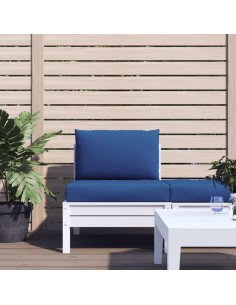 Cuscini per Pallet 2 pz Blu in Tessuto Oxford