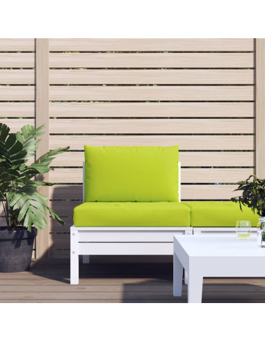 Cuscini per Pallet 2 pz Verde Intenso in Tessuto Oxford