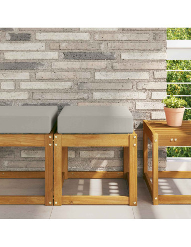 Cuscino per la seduta Grigio 40 x 40 x 8 cm 100% Poliestere