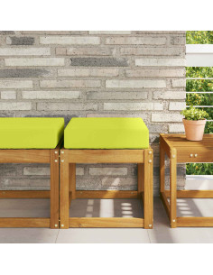 Cuscino per la seduta Verde 40 x 40 x 8 cm 100% Poliestere