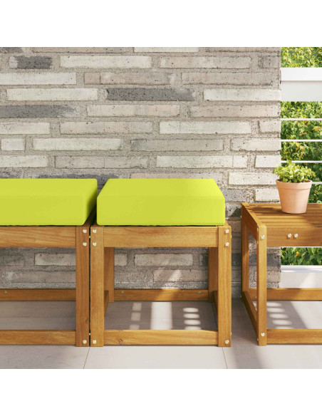 Cuscino per la seduta Verde 40 x 40 x 8 cm 100% Poliestere