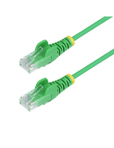 StarTech.com Cavo Ethernet CAT6 Verde da 1,5m Patch UTP con Plug RJ45 Antigroviglio e Rilievi di Trazione, Cavo Lan Slim in Rame