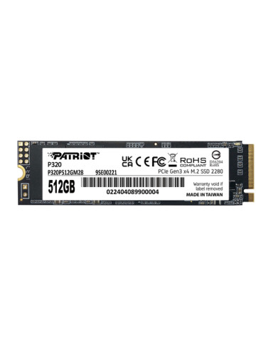 PATRIOT SSD P320 512GB M.2280 PCI-E R/W 3000/2200MB/S