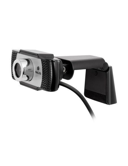 NGS XpressCam720 webcam 1280 x 720 Pixel USB 2.0 Nero, Grigio, Argento
