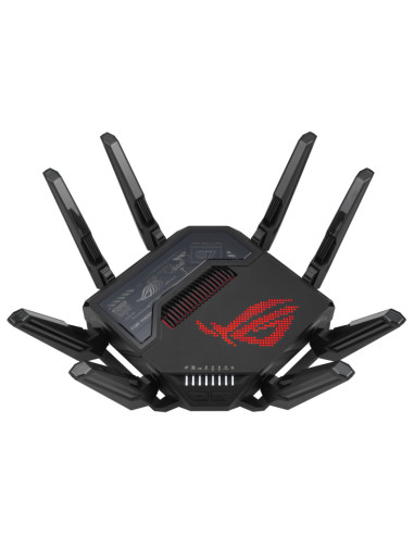 ASUS ROG Rapture GT-BE98 router wireless 10 Gigabit Ethernet Quad-band (2.4 GHz / 5 GHz-1 / 5 GHz-2 / 6 GHz) Nero