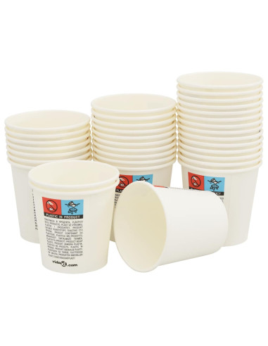 Tazze da Caffè in Carta con Coperchi 1000 pz 4oz 100 ml