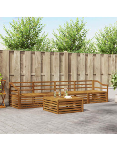 Set di divani 5 pcs Naturale