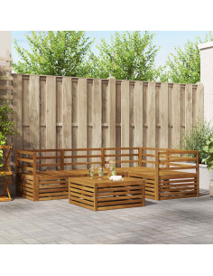 Set di divani 5 pcs Naturale