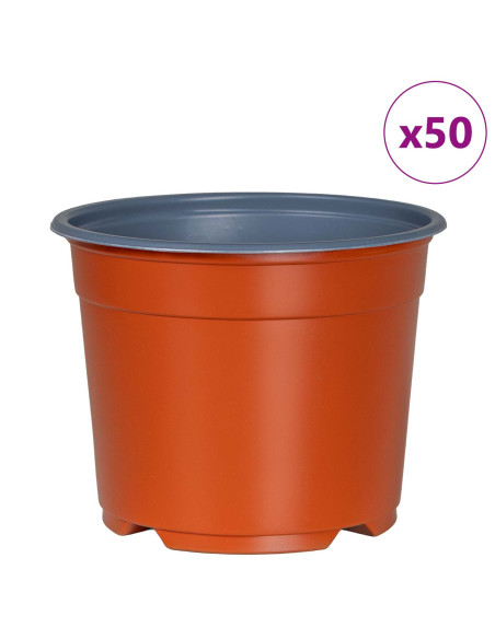 Vaso per Fiori 50 pcs Ceramica Ø 15 x 12.5 cm Plastica
