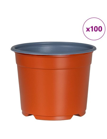 Vaso per Fiori 100 pcs Ceramica Ø 15 x 12.5 cm Plastica