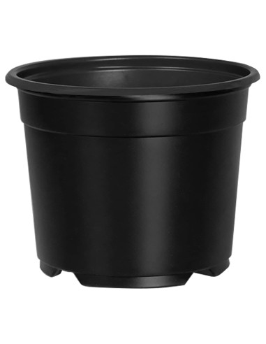 Vaso per Fiori 100 pcs Nero Ø 15 x 12.5 cm Plastica