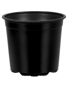 Vaso per Fiori 50 pcs Nero Ø 15 x 13 cm Plastica 2