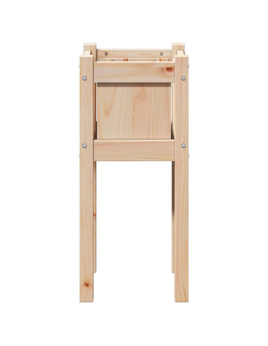 Vaso da giardino Natura 31 x 31 x 70 cm Pino massello