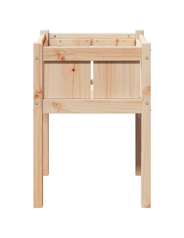 Vaso da giardino Natura 50 x 50 x 70 cm Pino massello